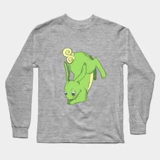 Shamrock Green Rabbit Post-Pounce Long Sleeve T-Shirt